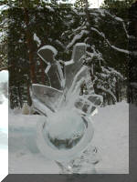 scultura di ghiaccio - Gli amanti