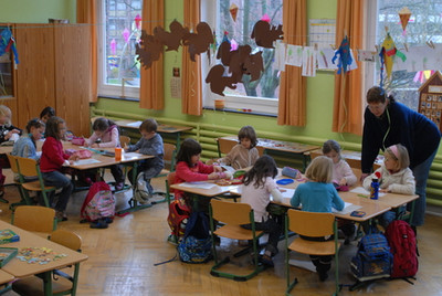 Il tempo disteso consente ai bambini di vivere serenamente la loro giornata scolastica