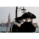 Mostra Maschere su scorcio di Venezia Immagine