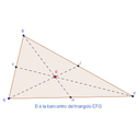 Mostra Baricentro del triangolo Immagine
