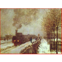 Mostra C. Monet, Il treno presso Honfleur, 1875 Immagine