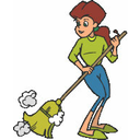 sweep the floor