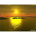 Mostra 27 Tramonto dorato Immagine